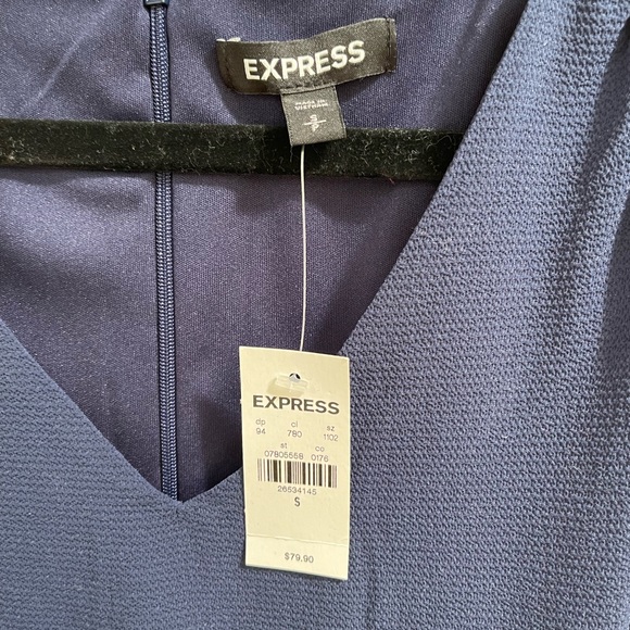 Express navy blue dress - Picture 3 of 4